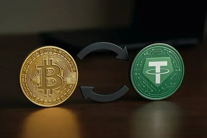Обмен Tether (USDT) на Bitcoin (BTC)